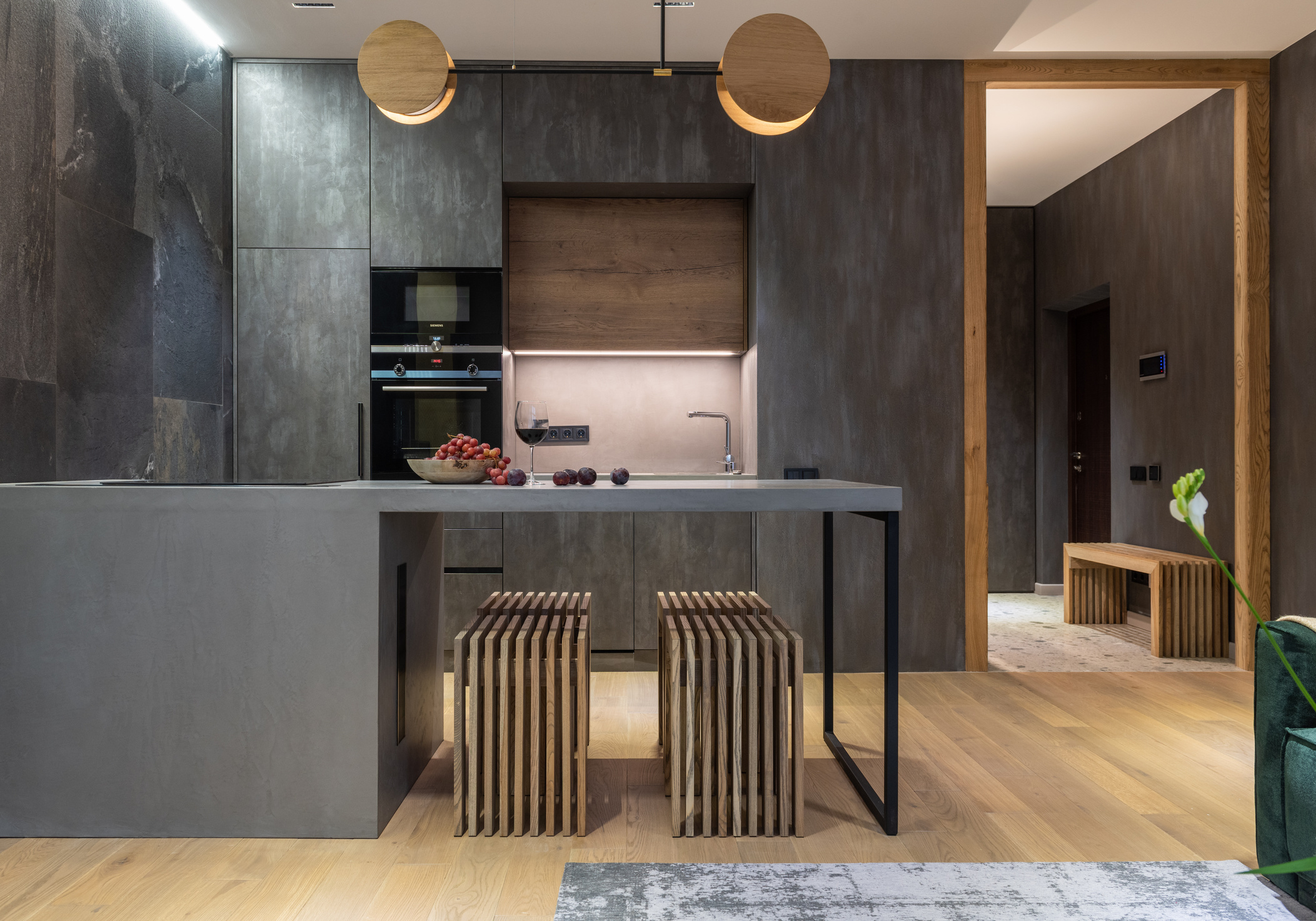 Modern Loft Style Kitchen Interior